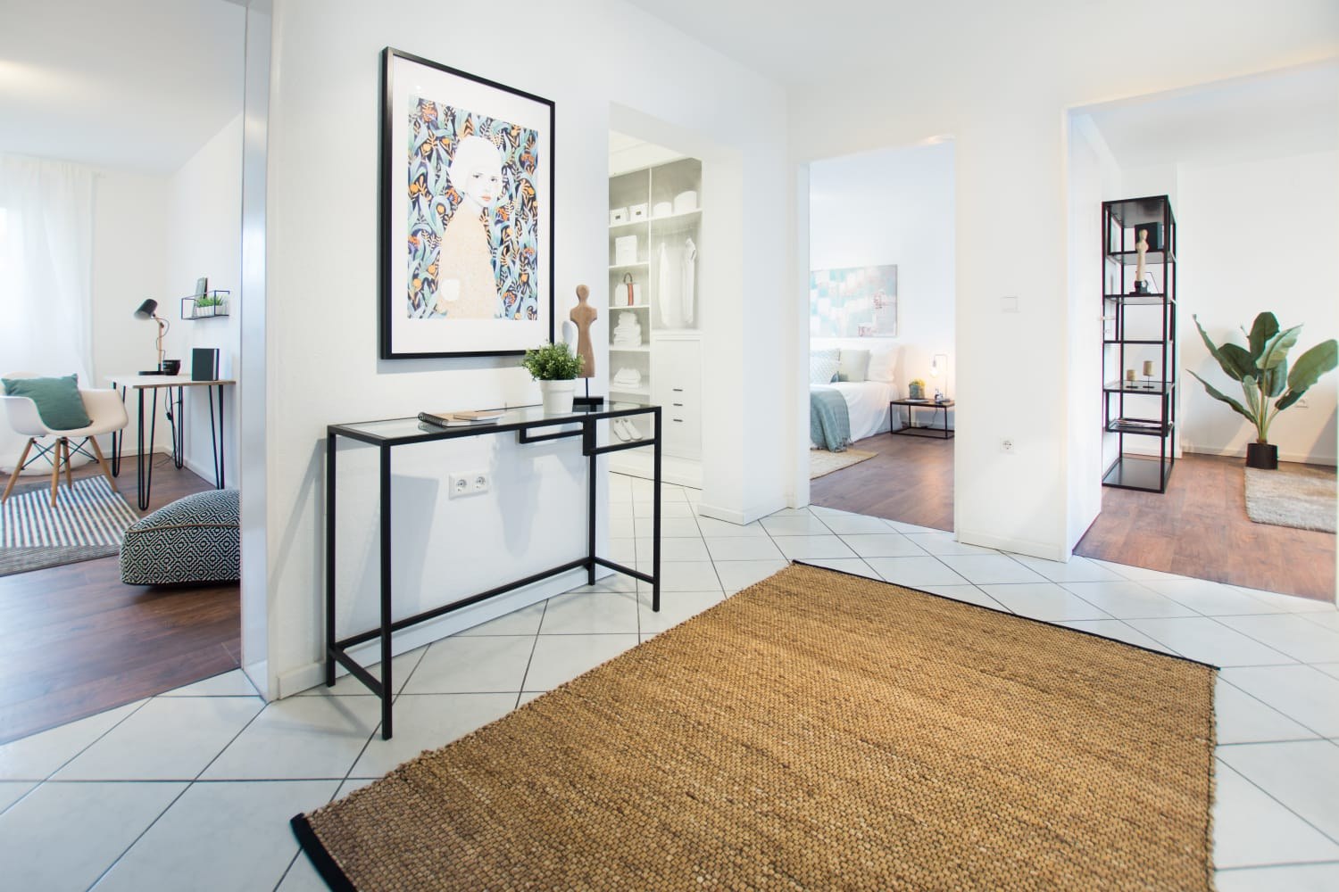 3-Zimmer-Wohnung mit Loggia und Balkon in Ludwigshafen-Gartenstadt nach der Sanierung