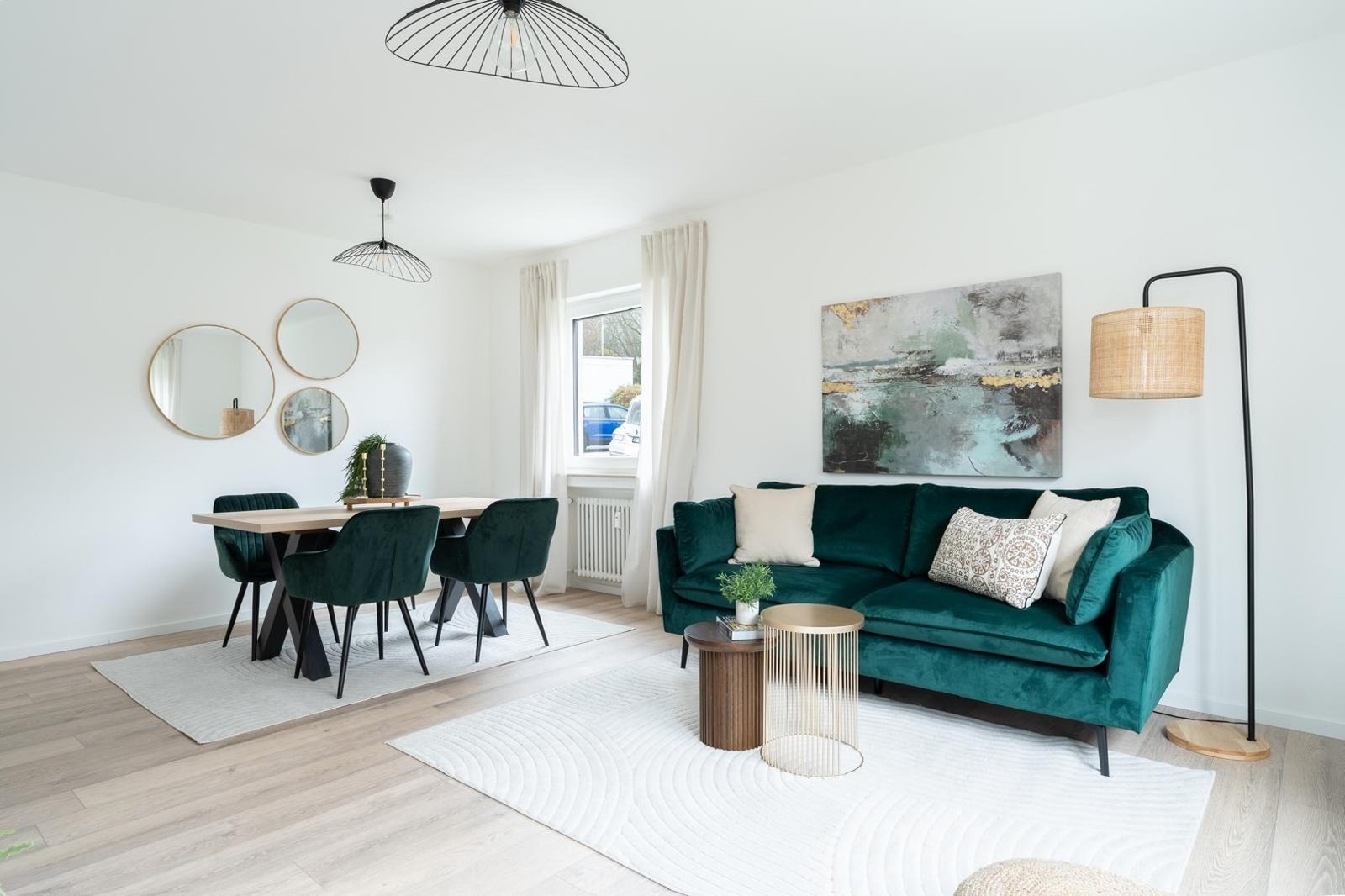 Wohnzimmer nach der Sanierung durch die vivunt GmbH in Saarbrücken-St. Arnual